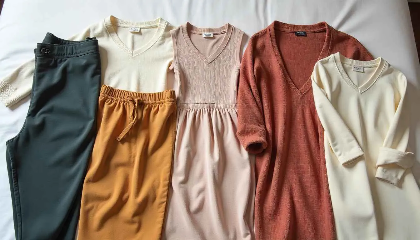 Curated self-care Sunday outfit options for different moods